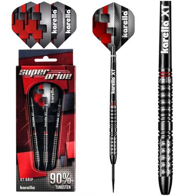 Steeldart Karella - SuperDrive - 24g schwarz PVD 90% Tungsten