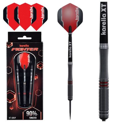 Steeldart Karella Fighter - schwarz - 90% Tungsten - 24g