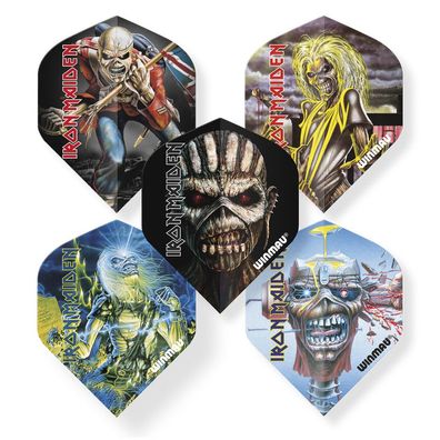 Winmau Flight Collections - Iron Maiden - 5 Designs mit je 3 Flights - 8136