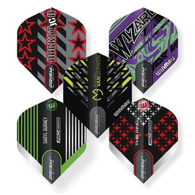 Winmau Flight Collections - Players - 5 Designs mit je 3 Flights - 8140