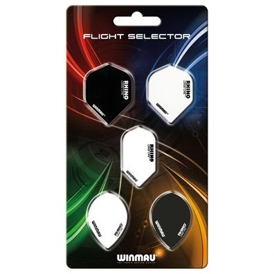 Winmau Flight Collections - Rhino Selector - 5 Designs mit je 3 Flights - 8116