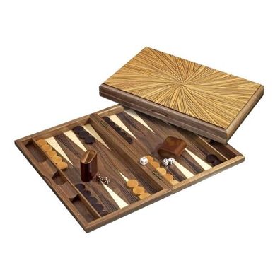 Backgammon - Kassette - Kosmas - Holz - gross