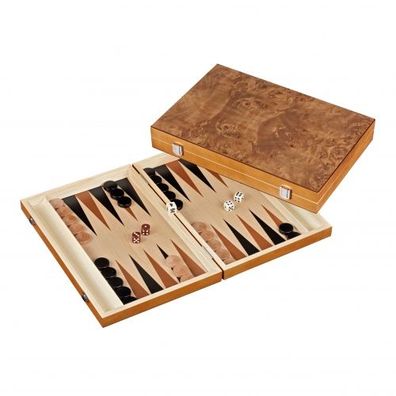 Backgammon - Kassette - Paris - Holz - standard