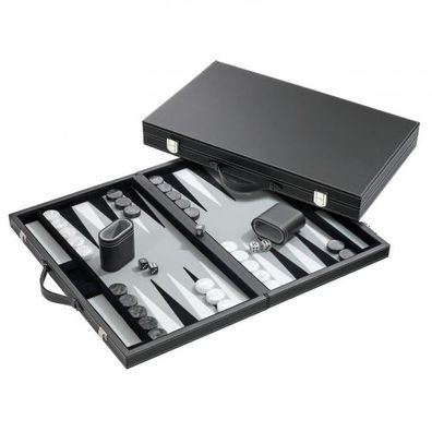 Backgammon - Koffer - Anestis - Kunstleder - groß