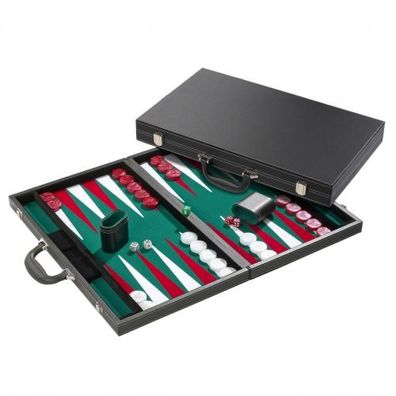 Backgammon - Koffer - Zisis - leatherette - Turnier