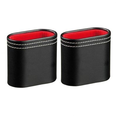 Backgammon - Kunstleder-Würfelbecher - 2 Stück