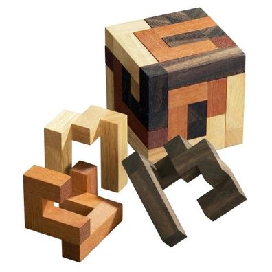 Confusio Neu - 9 Puzzleteile - Denkspiel - Knobelspiel - Geduldspiel