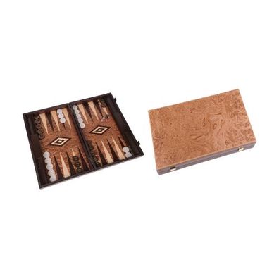 Dokos - groß - Backgammon - Kassette - Holz