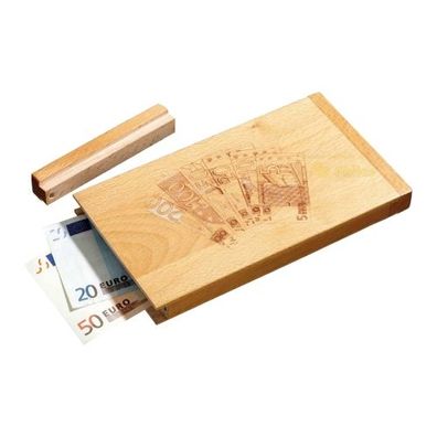 Geld-Tresor - ohne Geldscheine - Denkspiel - Knobelspiel - Geduldspiel