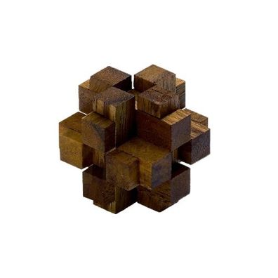 Gemini - 12 Puzzleteile - Denkspiel - Knobelspiel - Geduldspiel
