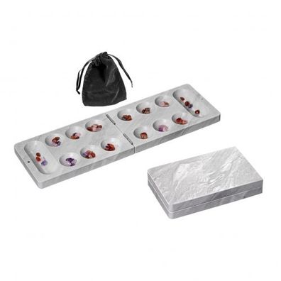 Kalaha - klappbar - Marmordesign - Reisespiel