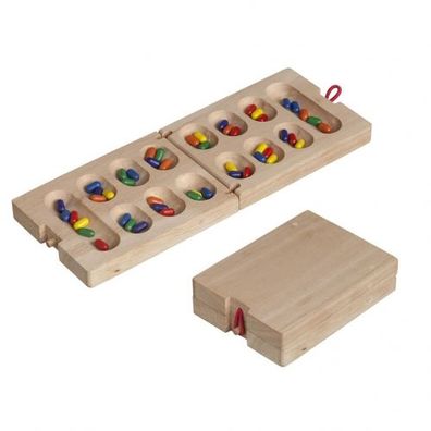 Kalaha - Mini - Schima-Holz - Reisespiel