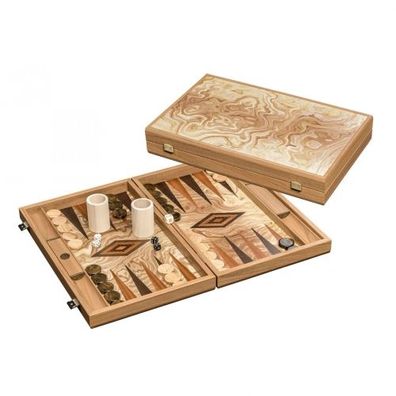 Marmana - groß - Backgammon - Kassette - Holz