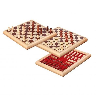 Schach-Dame-Set - Holzbox