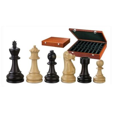 Schachfiguren - Alexander - Holz - Ur-Staunton - Königshöhe 100 mm