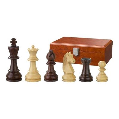 Schachfiguren - Barbarossa - Holz - Staunton - Königshöhe 78 mm