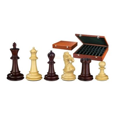 Schachfiguren - Gratianus - Holz - Edel-Staunton - Königshöhe 100 mm