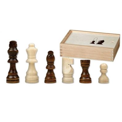 Schachfiguren - Otto I - KH 76 mm - Birke