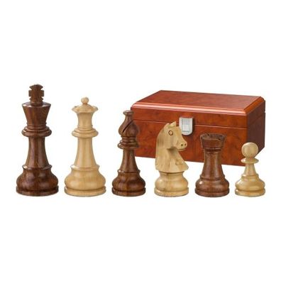 Schachfiguren - Sigismund - Holz - Staunton - Königshöhe 70 mm
