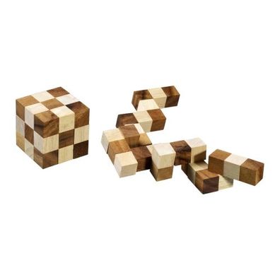 Schlangenwürfel - klein - Denkspiel - Knobelspiel - Geduldspiel