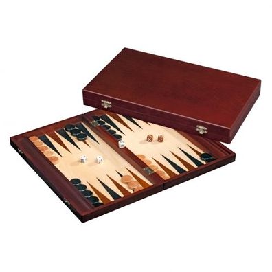 Tilos - groß - Backgammon - Kassette - bordeaux