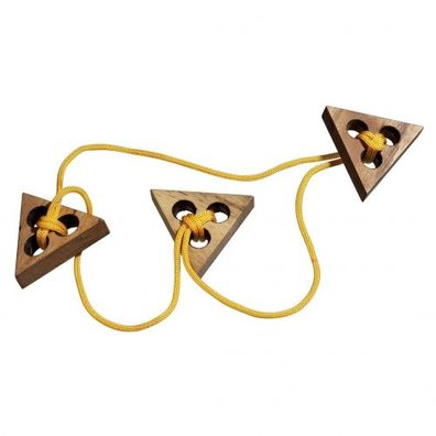 Triangelpuzzle - Denkspiel - Knobelspiel - Geduldspiel