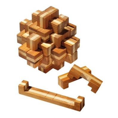 Verflixter Knoten - 24 Puzzleteile - Denkspiel - Knobelspiel - Geduldspiel