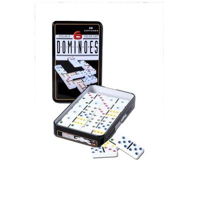 6er Domino in Metalldose