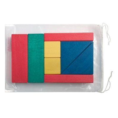 8 Bauklötze - bunt - 50mm