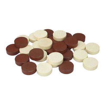 Backgammon-Spielsteine - Ersatz- oder Austauschset - 23 mm