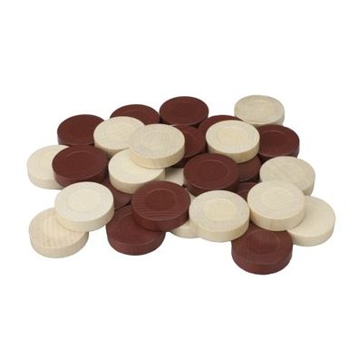 Backgammon-Spielsteine - Ersatz- oder Austauschset - 28 mm