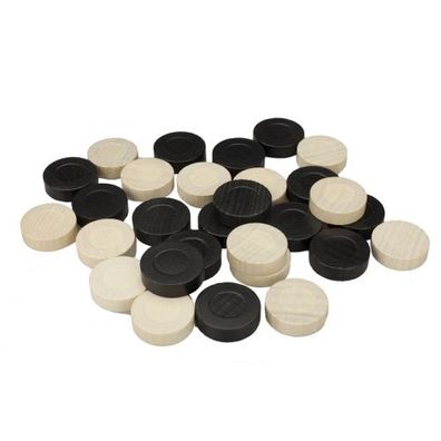 Backgammon-Spielsteine - Ersatz- oder Austauschset - 28 mm