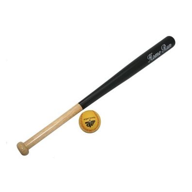 Baseballschläger - Holz - ca. 71 cm mit Ball