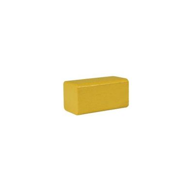 Bauklotz - Rechteck - 50x26x26 mm - gelb