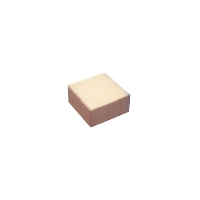Bauklotz - Quader1/2 quer - natur - 66x66x33mm - 33mm