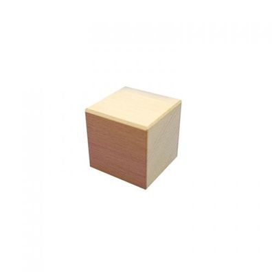 Bauklotz - Würfel - natur - 50x50x50mm - 50mm
