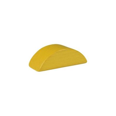 Baustein - Halbmond - 55x26x18 mm - gelb