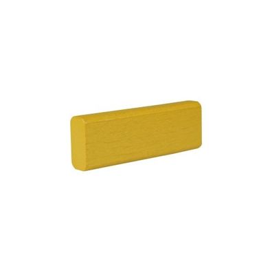 Baustein - Leiste - 75x12,5x25 mm - gelb
