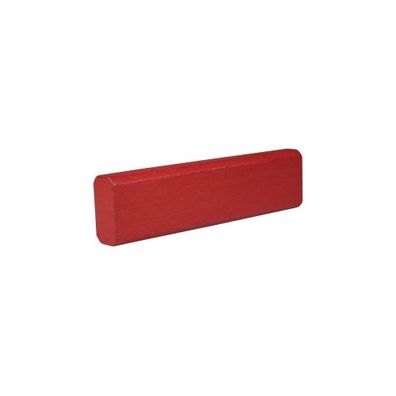 Baustein - Leiste - 75x12,5x25 mm - rot