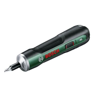 Akkuschrauber PushDrive 3,6Volt (grün, mit 32-teiligem Schrauberbit-Set)