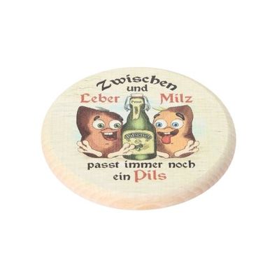 Bierdeckel farbig Zwischen Leber und Milz