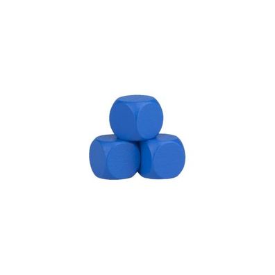Blankowürfel - 12mm - blau