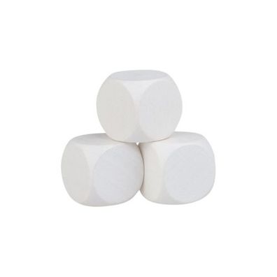 Blankowürfel - 20mm - weiss