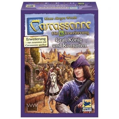 Carcassonne - Graf, König und Konsorten - Die 6. Erweiterung - deutsch