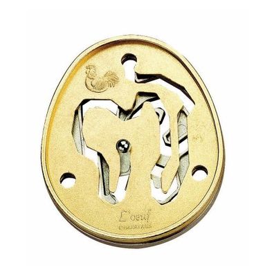 Cast Puzzle L-Oeuf - Metallpuzzle - Level 4