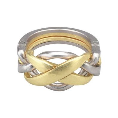 Cast Puzzle Ring - Metallpuzzle - Level 4