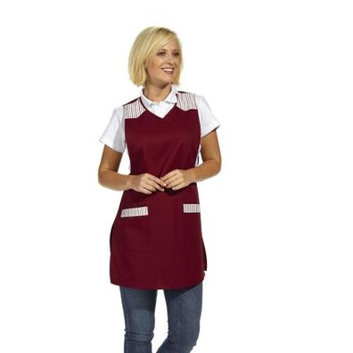 Chasuble - Überwurfschürze - bordeaux-rot