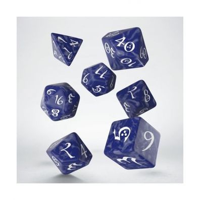 Classic RPG Dice Cobalt/White (7)
