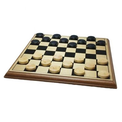 Damespiel - 29x29 cm - 8x8-Dame - Mängelexemplar