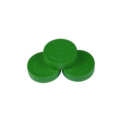 Damestein - Mühle - Backgammon - 31x8mm - grün